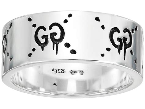 gucci ghost ring sizes|gucci ghost ring women.